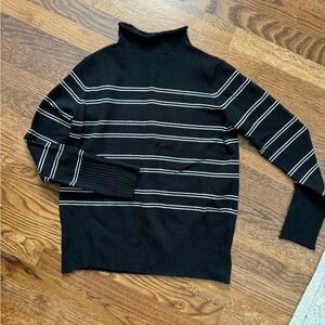 French Connection black and white striped sweater
